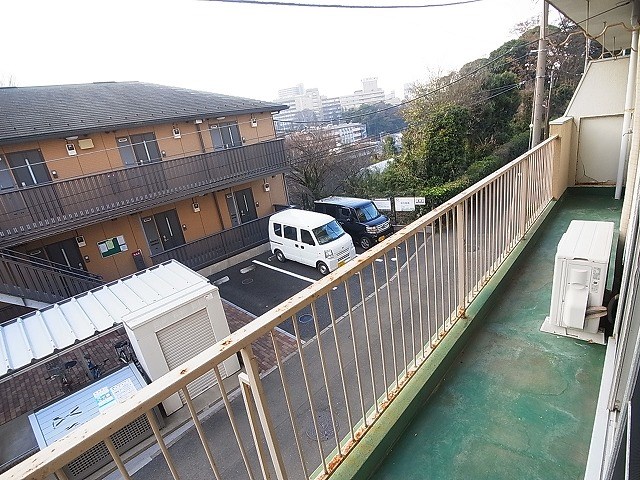 松戸長岡ハイツ ベランダ