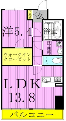 Ｋ・Ｍおおたかの森 603号室 間取り