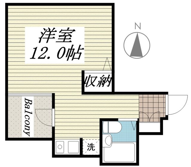 ベルトピア松戸第08 301号室 間取り