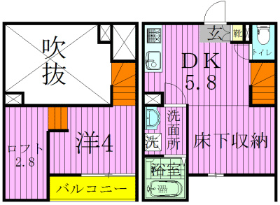 ｉｏ　～イオ～ 202号室 間取り