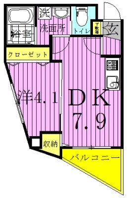 サクラテラス柏 304号室 間取り