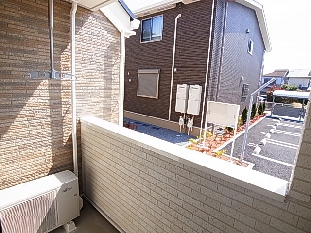 ハイムコンフォートＤ ベランダ