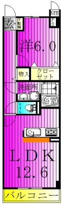 ハイエスト　ディーマー 205号室 間取り