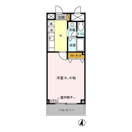 プレシア 302号室 間取り