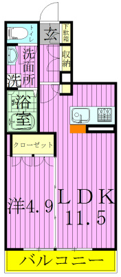 リラヴェールレジデンス 202号室 間取り