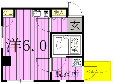 ベルトピア松戸第7 501号室 間取り
