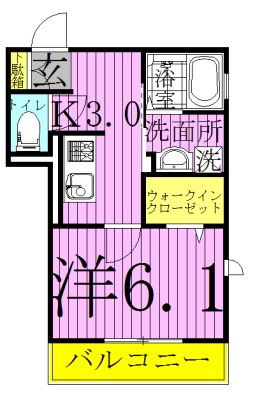 DiaResto 301号室 間取り