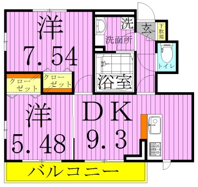 ｍｅｔｅｏｒ（ミーティア） 間取り図