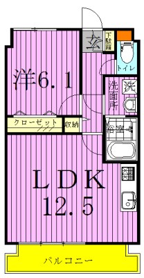 SCELTO・K 603号室 間取り