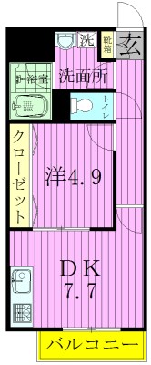 メゾンツジヤマ 301号室 間取り
