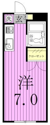 ビートルズスクエア 112号室 間取り