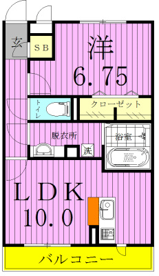 エスポワール（稔台） 302号室 間取り