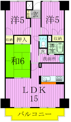 INSURANCE　BLDG.ⅩⅢ 501号室 間取り