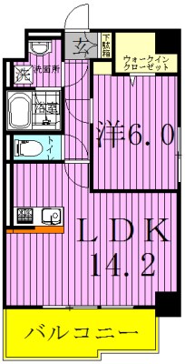 グリュックス　クレー 205号室 間取り