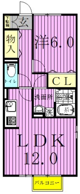 ヴィアノⅡ 間取り