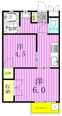 川島ビル 202号室 間取り