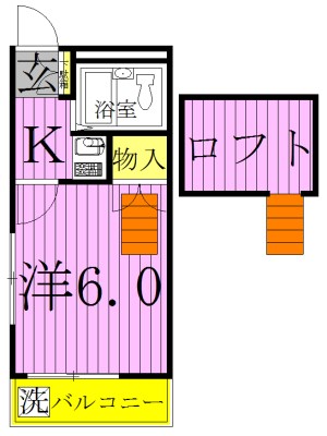 北柏第14レジデンス 204号室 間取り