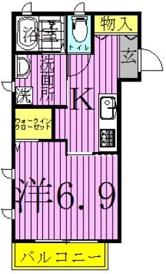 エマーブル青山台 203号室 間取り