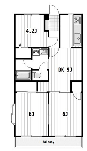 ベル・ビュー松戸 302号室 間取り