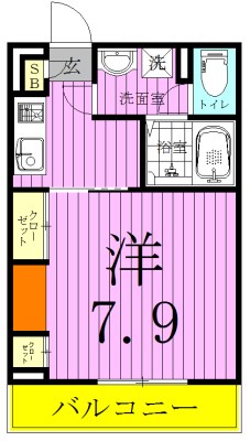 リブリ・Charｍ 間取り図