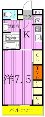 リブリ・エクセルＶ 間取り