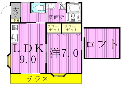 F-1 間取り