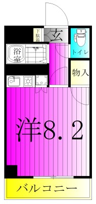 エスポワールトミタ 302号室 間取り