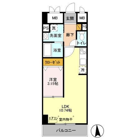 COMFORT 303号室 間取り