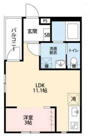 RadIAnce新松戸 302号室 間取り