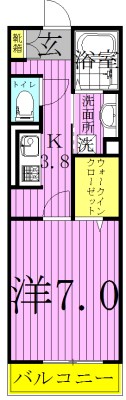 サンモールおおたかの森 303号室 間取り
