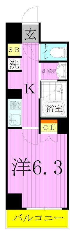 ザ・レジデンス・オブ・トーキョーＣ18 間取り図