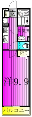 リブリ・明原 201号室 間取り