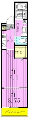Honey　Sophia上本郷 301号室 間取り