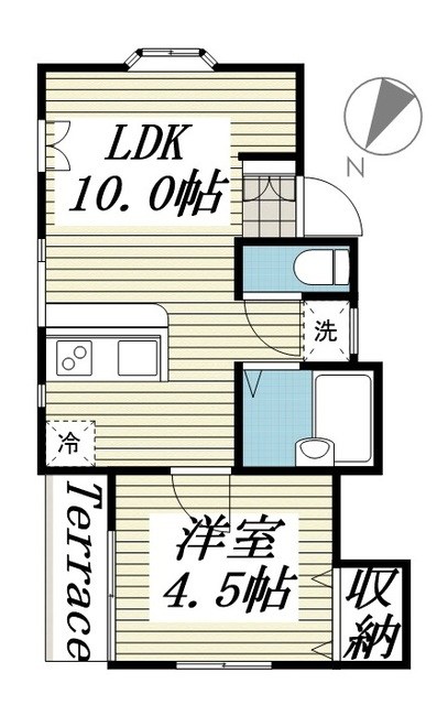 ジュネパレス松戸第126 102号室 間取り