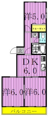 ヒデパレス 205号室 間取り