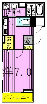 カーサ・ラッフィナートⅢ 301号室 間取り
