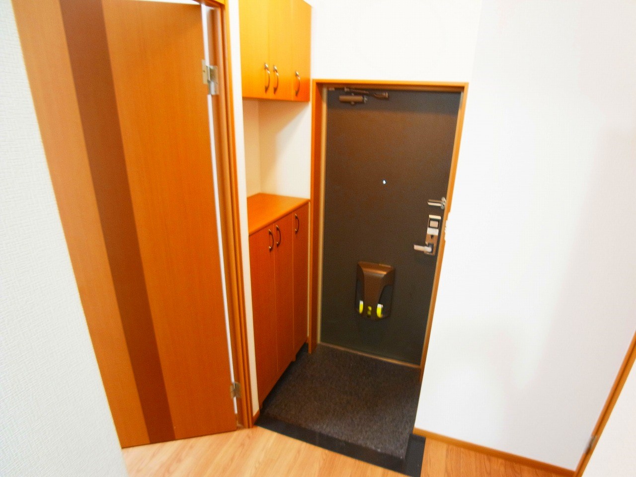 クレメント駒木C 玄関