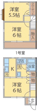 テラス・Ｋ 001号室 間取り