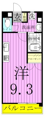 アーク松の木通り 401号室 間取り