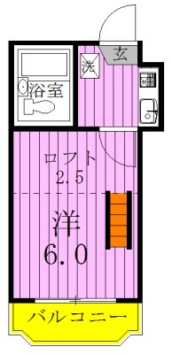 エスペラント馬橋 203号室 間取り