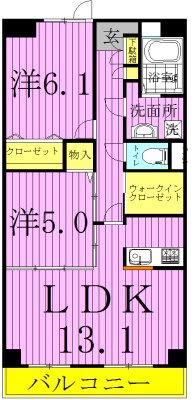 リベラ　サンリット　カーサ 208号室 間取り