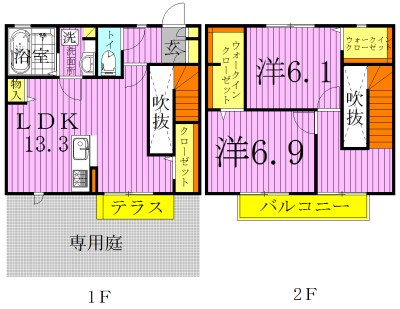 メゾン・ド・ＴＬ 101号室 間取り