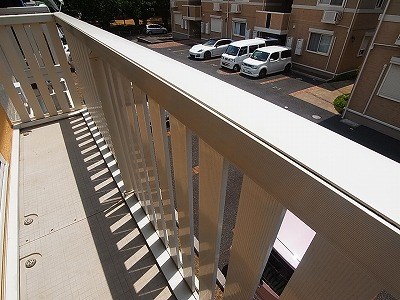 オベルジーヌB ベランダ