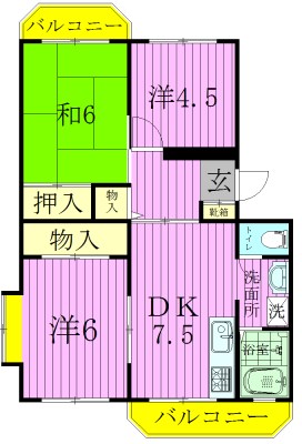 メゾンコグレ 102号室 間取り