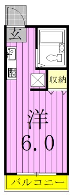 ＤＲホームズ松戸 201号室 間取り