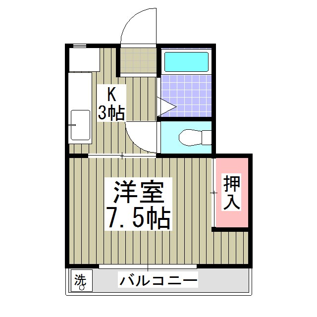 第一ジュネス倉田 間取り図