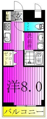 エミネンスおおたかの森 403号室 間取り