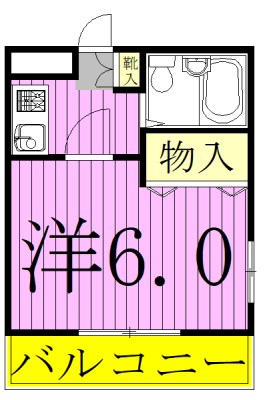 ジュネパレス松戸第29 104号室 間取り