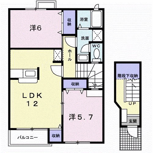 パークサイドヒルズ 203号室 間取り