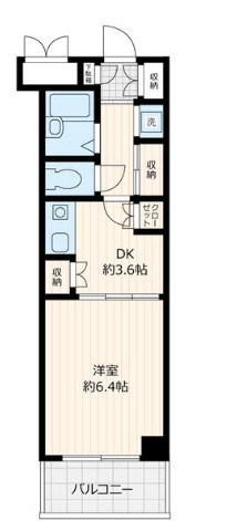 メゾンベルセーヌ 316号室 間取り
